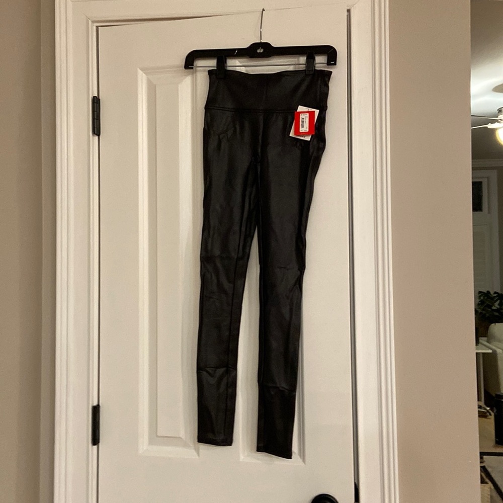 Spanx faux leather leggings